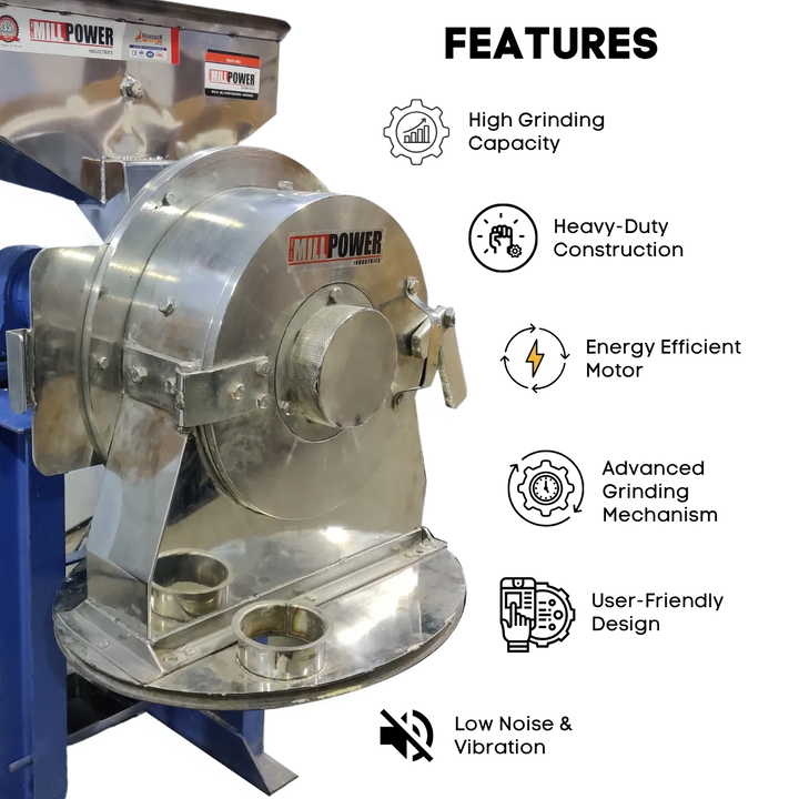 7.5 hp atta chakki price for atta pisai SS304