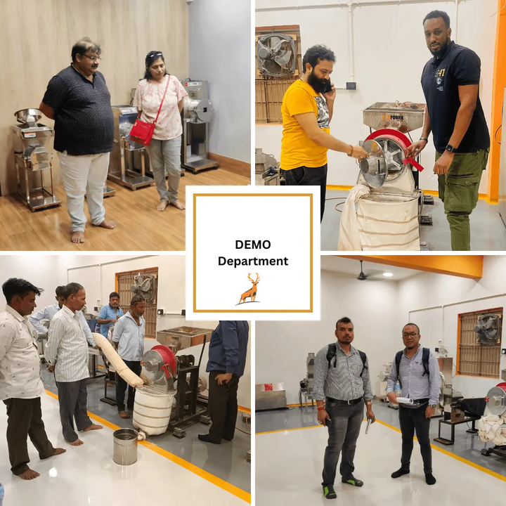 Mill Power demo department with live demo & Customer Visit